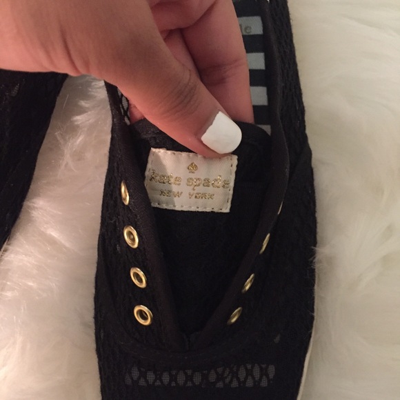 Black Kate Spade Keds - Picture 3 of 6